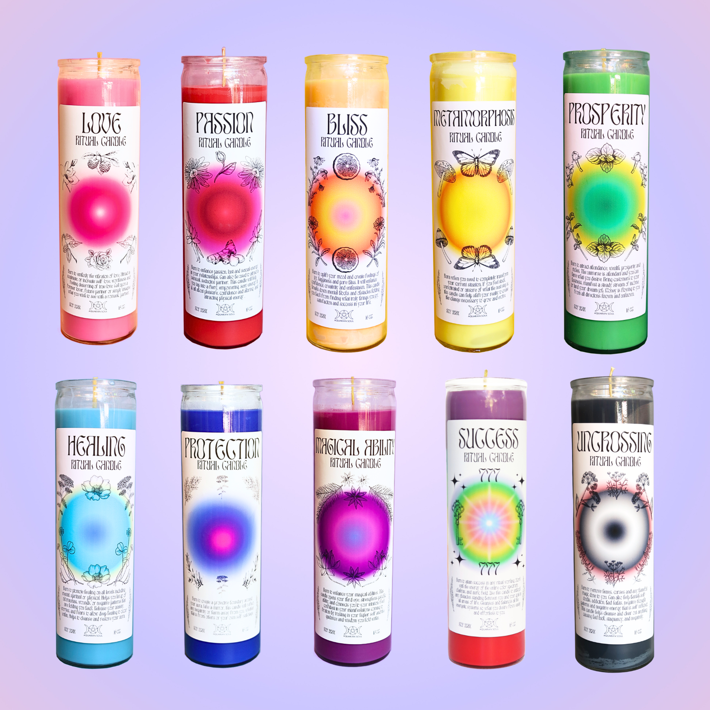 Prosperity 7 Day Ritual Candle