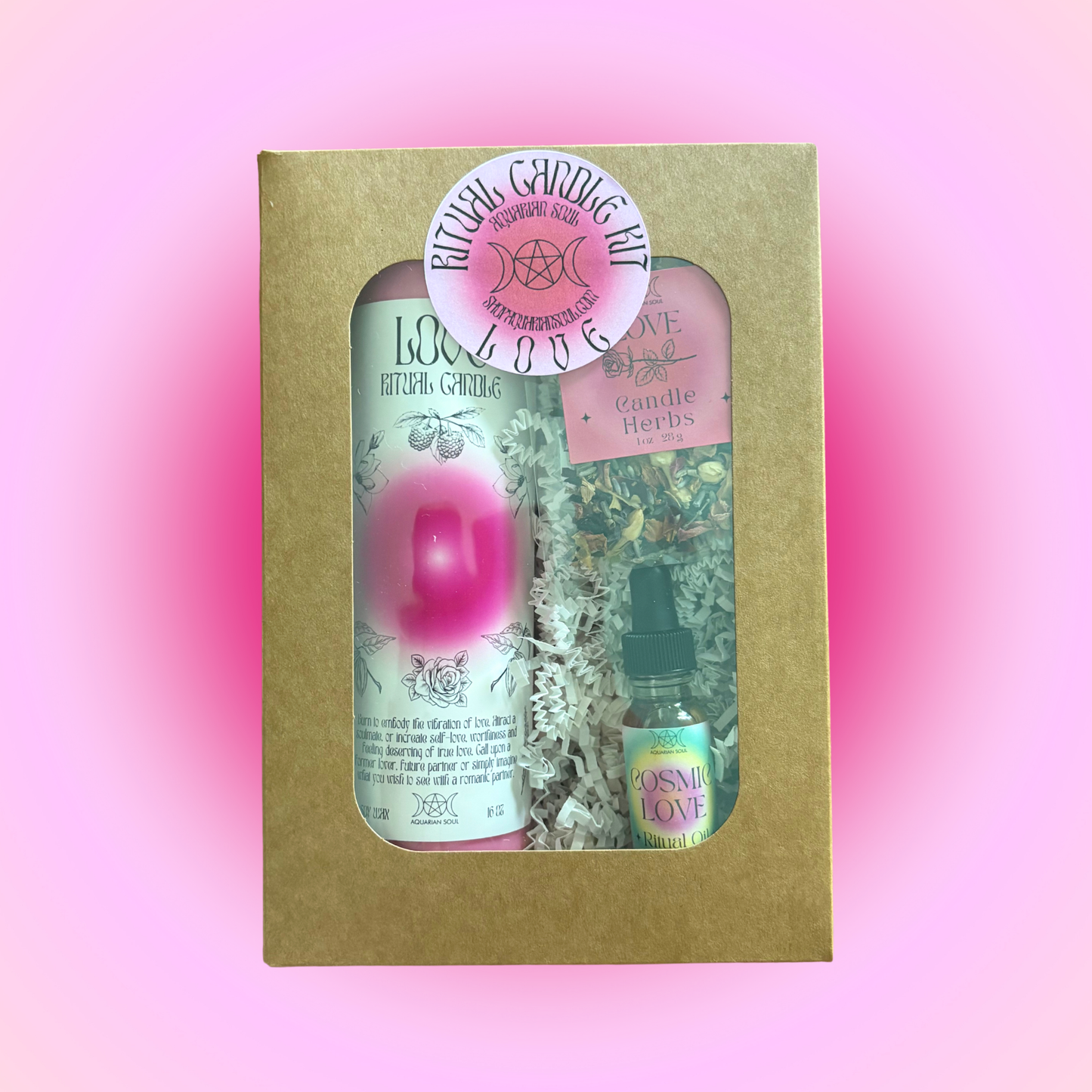 Love 7 Day Ritual Candle Dressing Kit