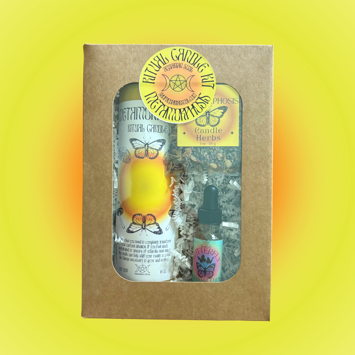 Metamorphosis 7 Day Ritual Candle Dressing Kit