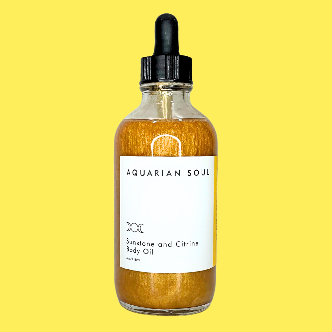 Sunstone and Citrine Body Oil