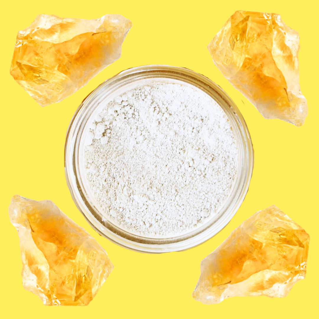 Citrine Gem Powder Clay Mask