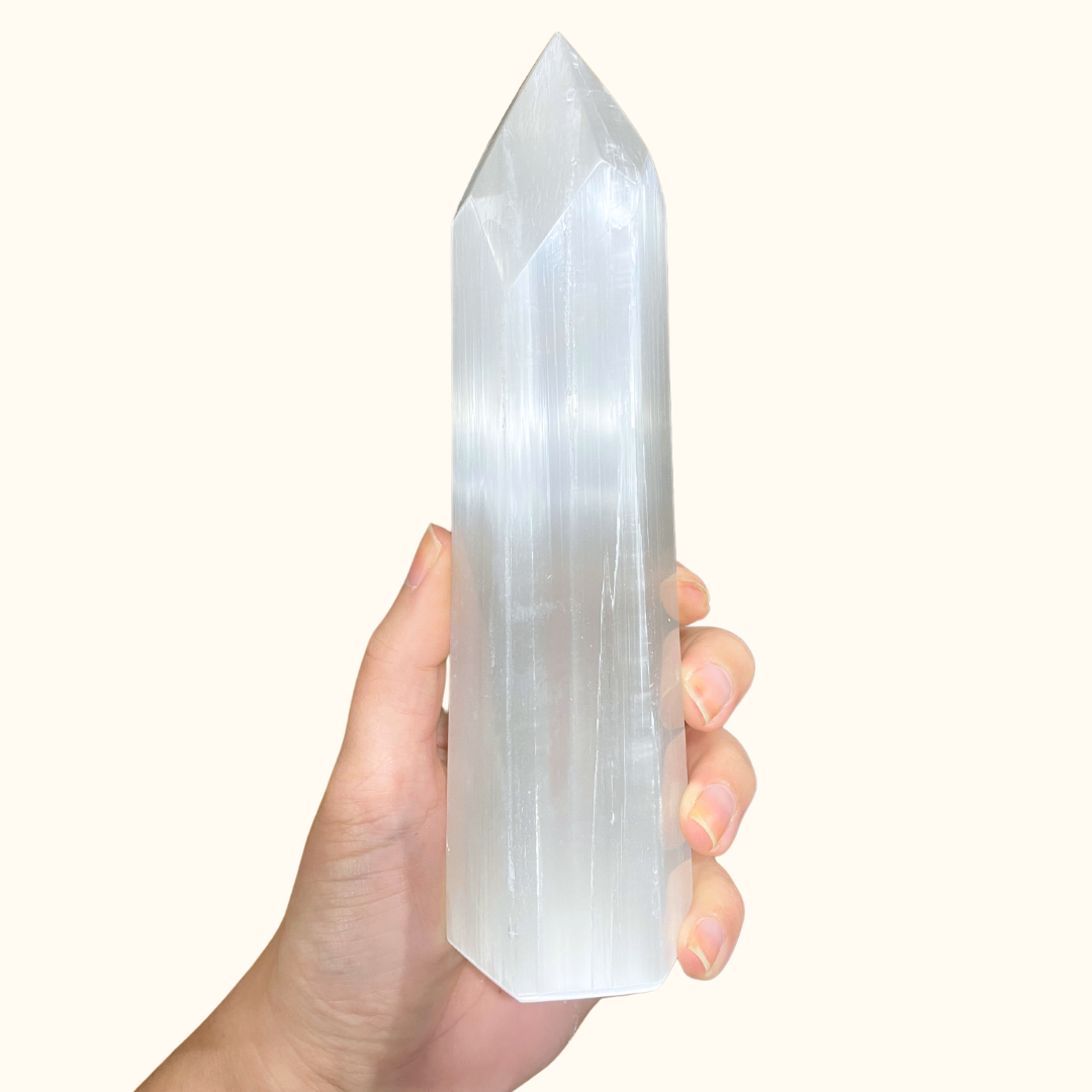 Selenite Obelisk