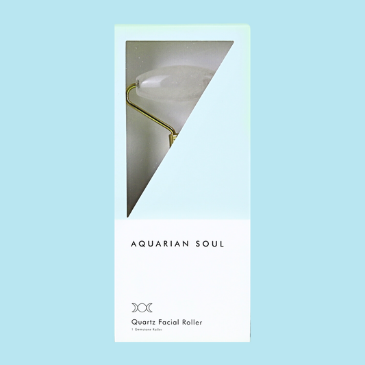 Clear Quartz Gemstone Facial Roller