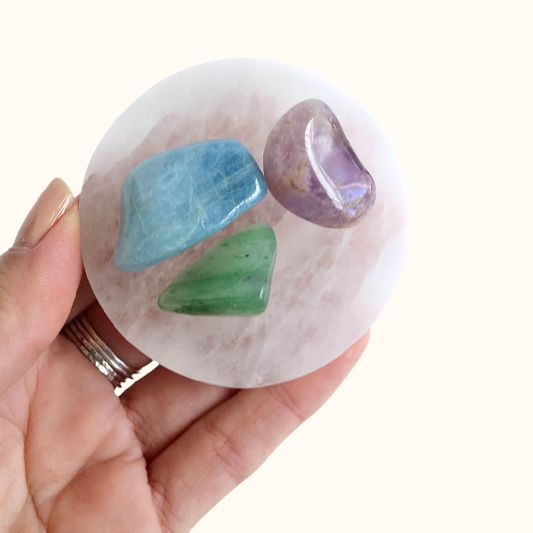 Selenite Charging Plate