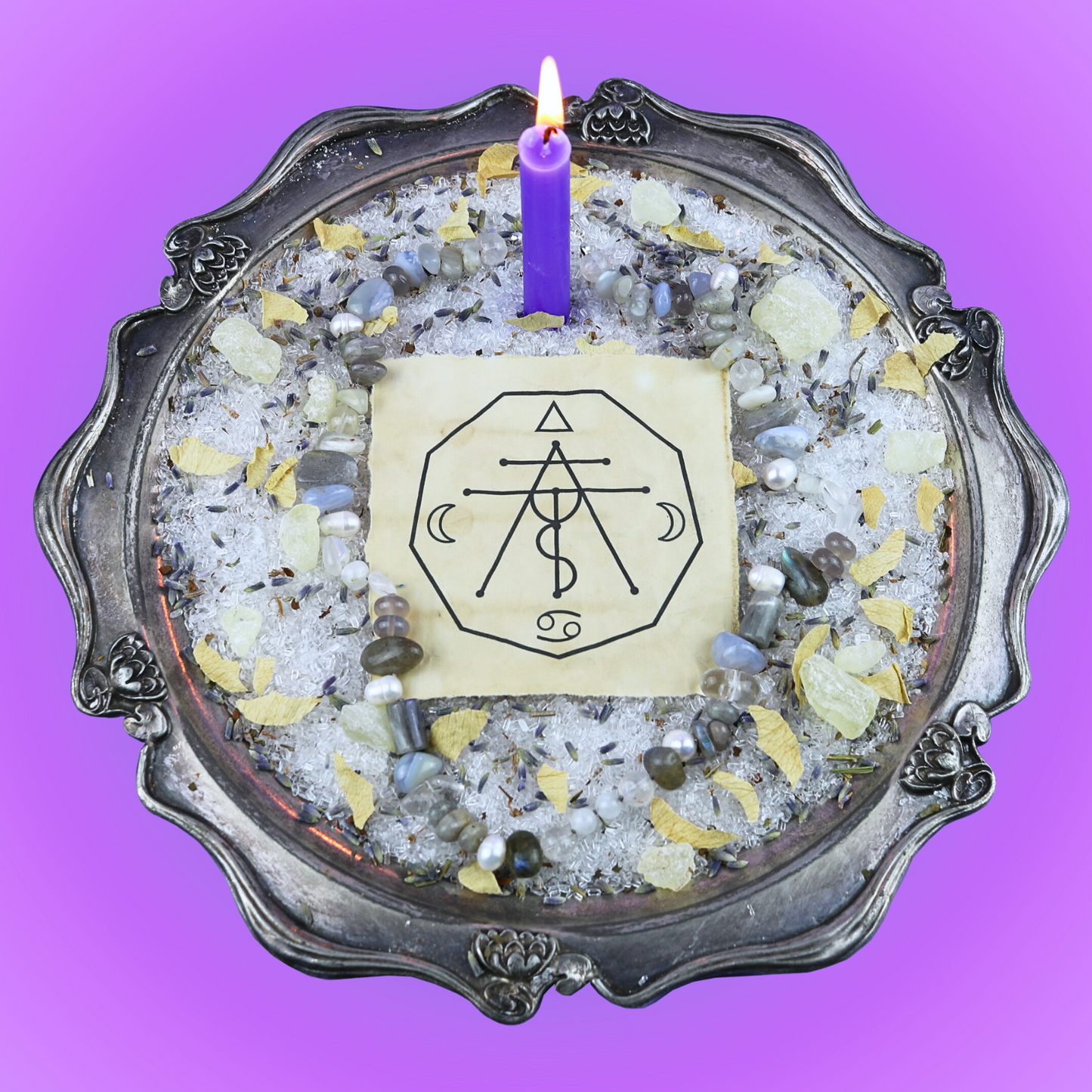 Intuition Enhancement Gemstone Talisman