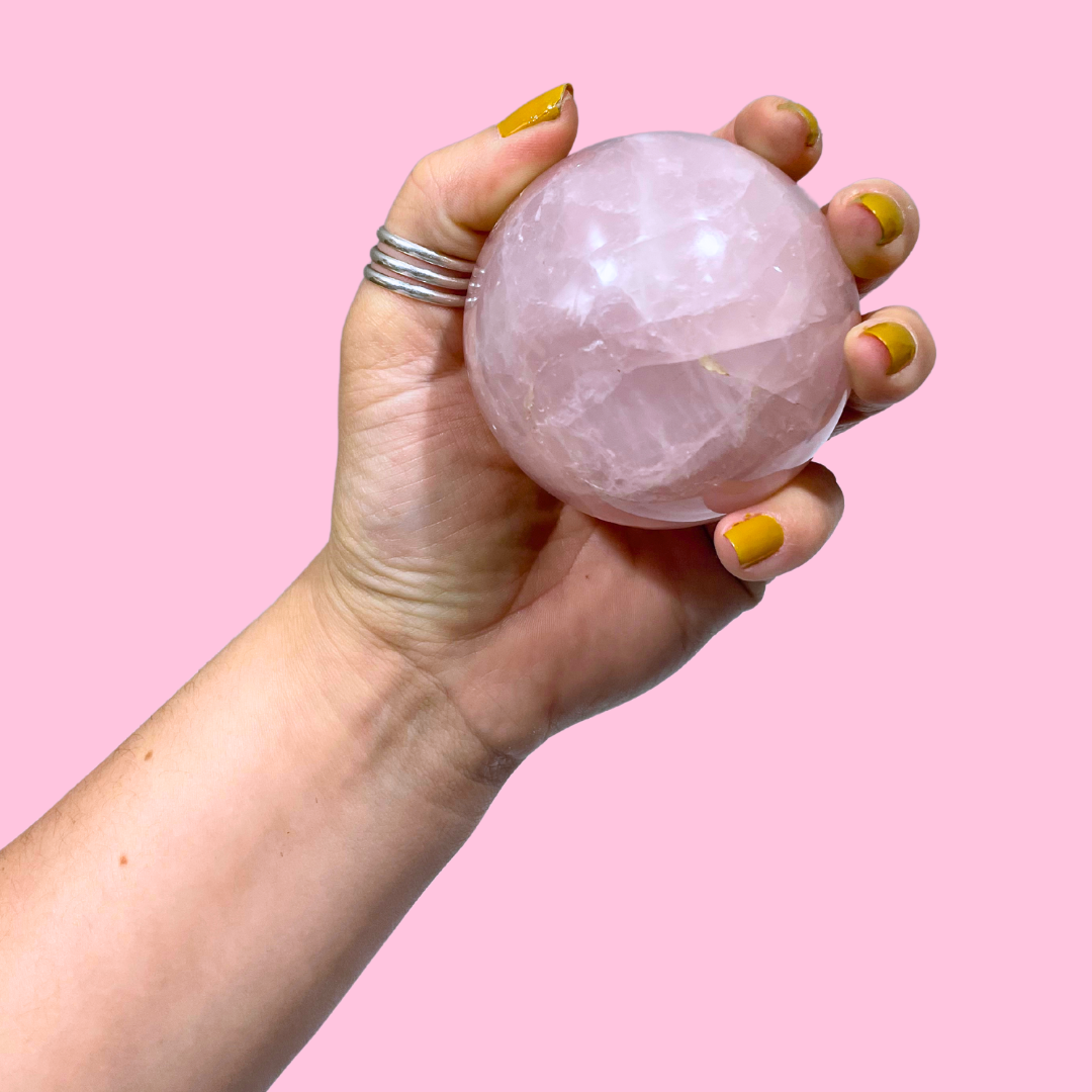 Rose Quartz Sphere