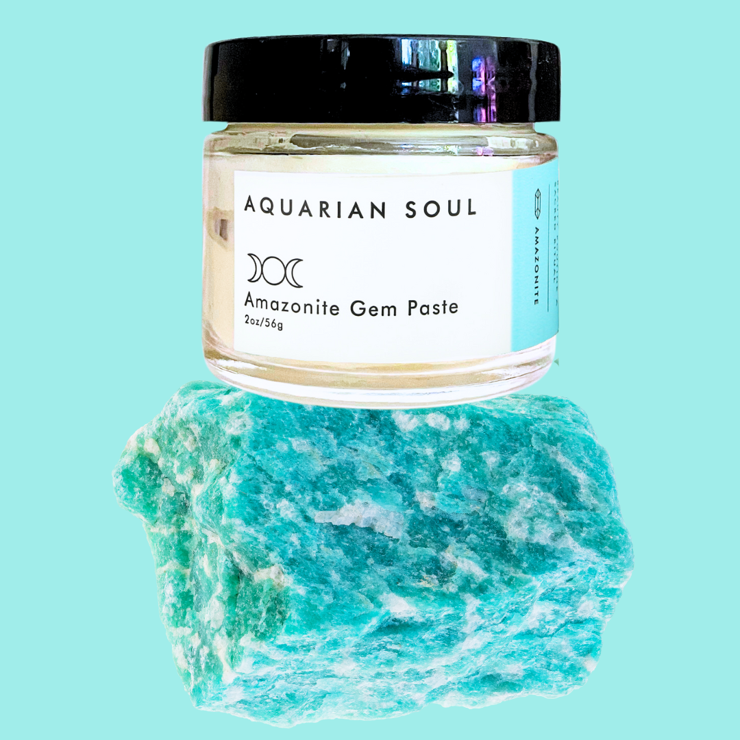 Amazonite Gem Paste Body Butter