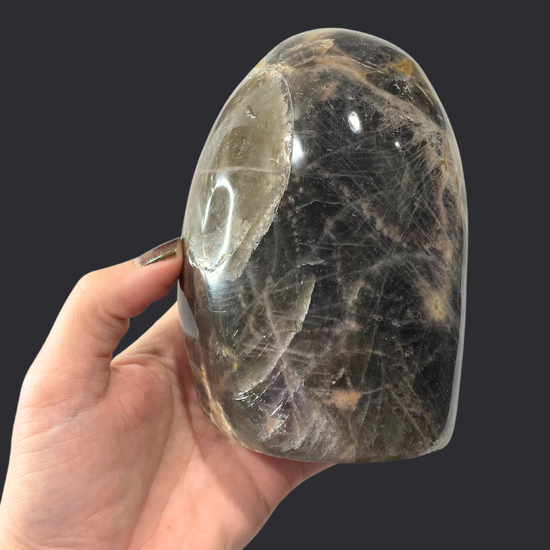 Black Moonstone Polished Specimen