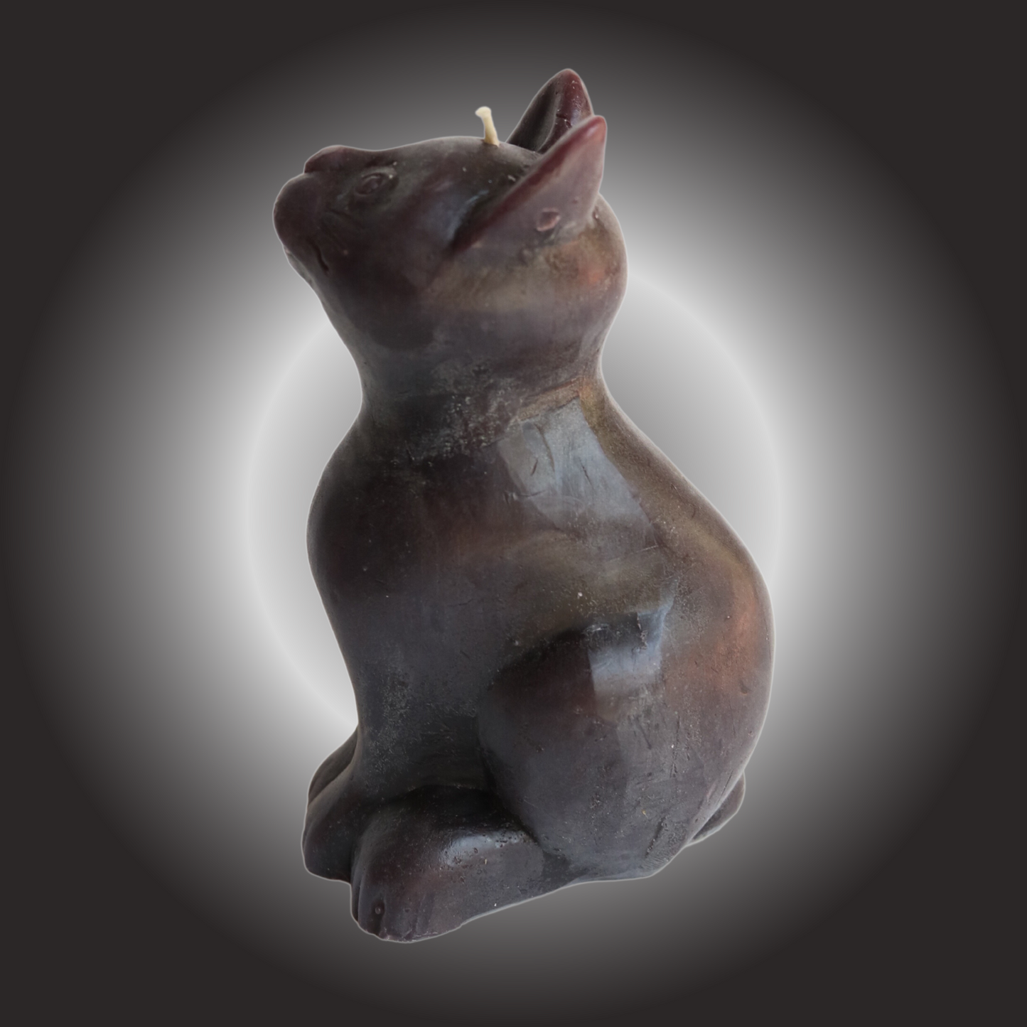 Black Cat Good Luck Figure Candle