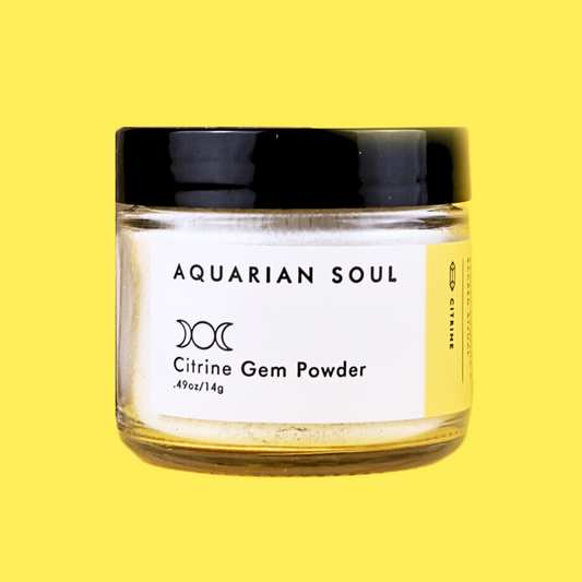 Citrine Gem Powder Clay Mask