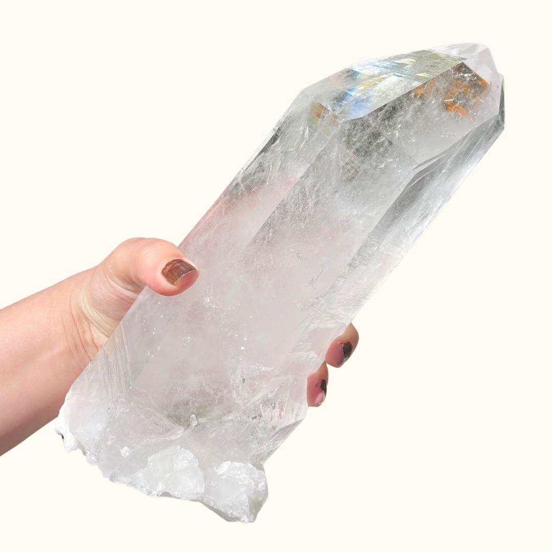 Quartz Twin Point Rainbow XL