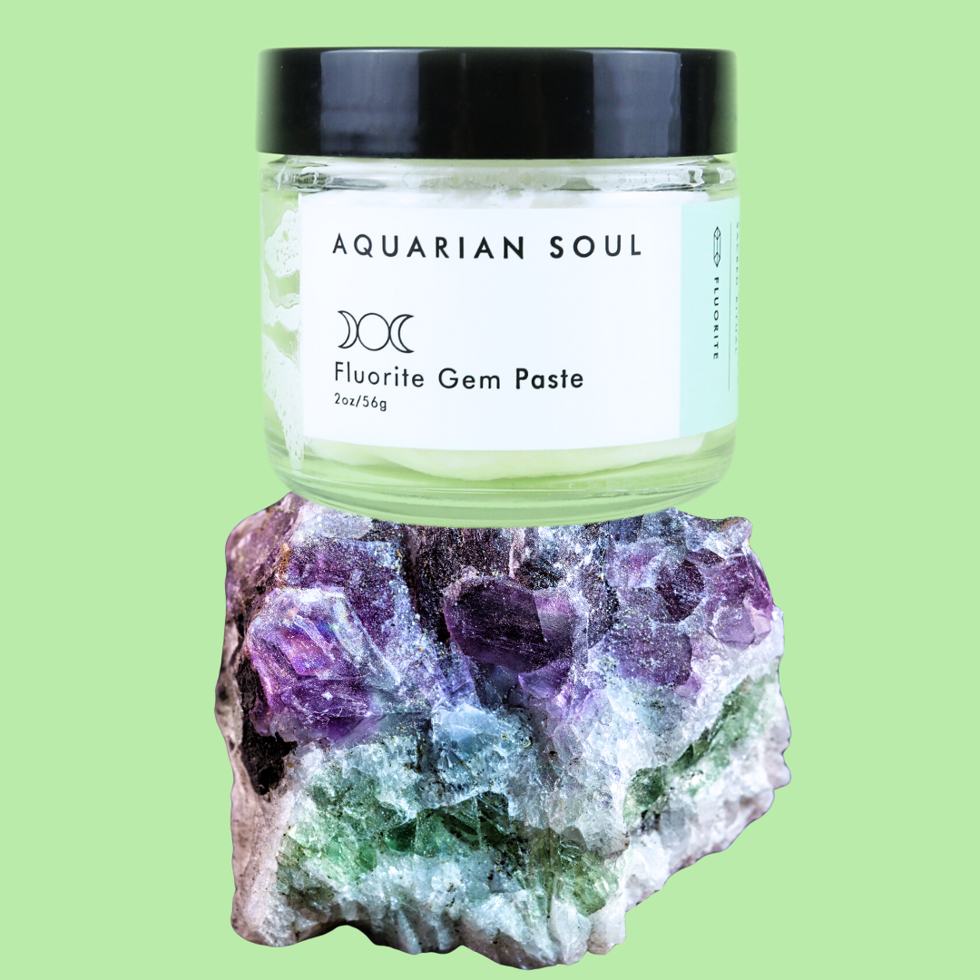 Fluorite Gem Paste Body Butter