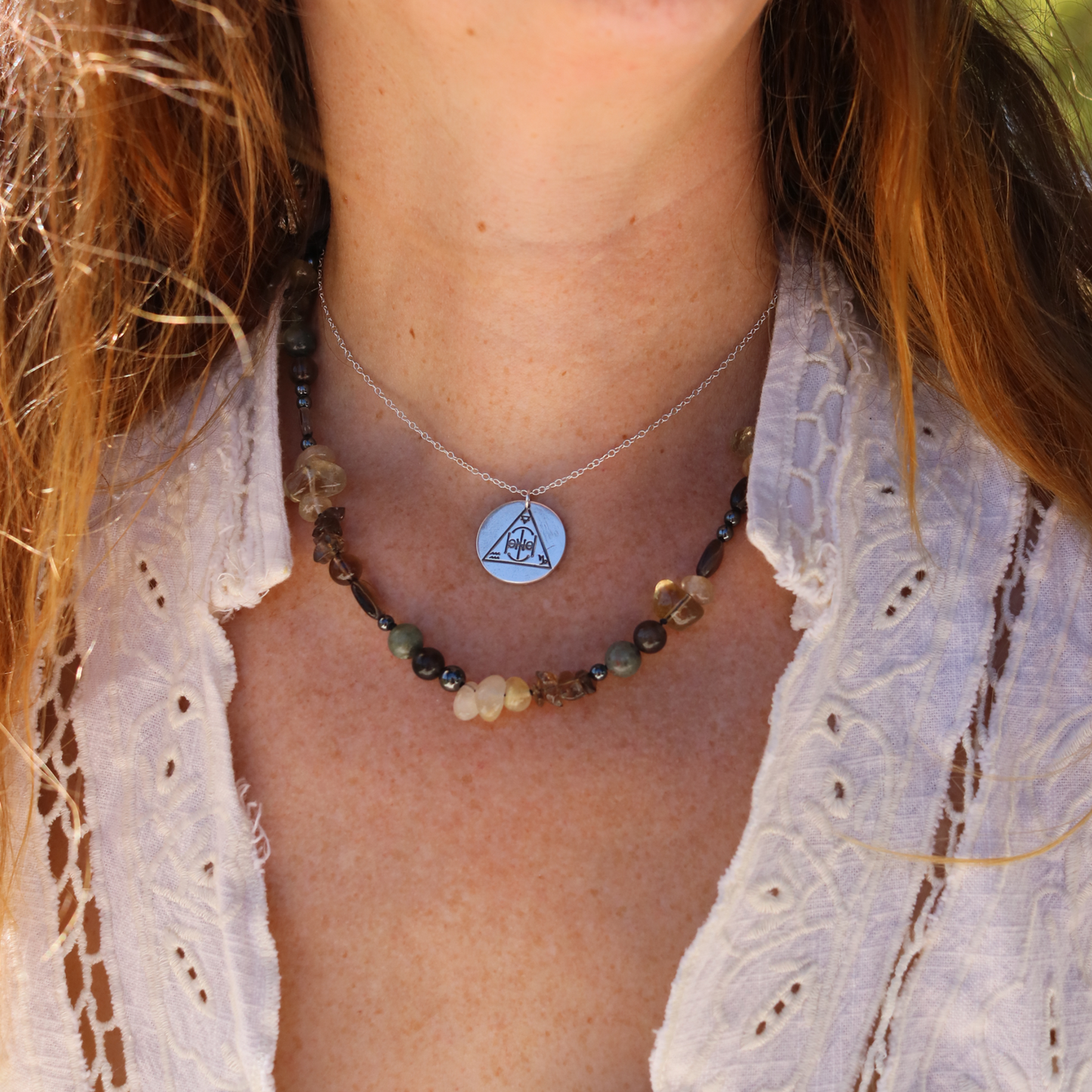 Grounding Silver Talisman