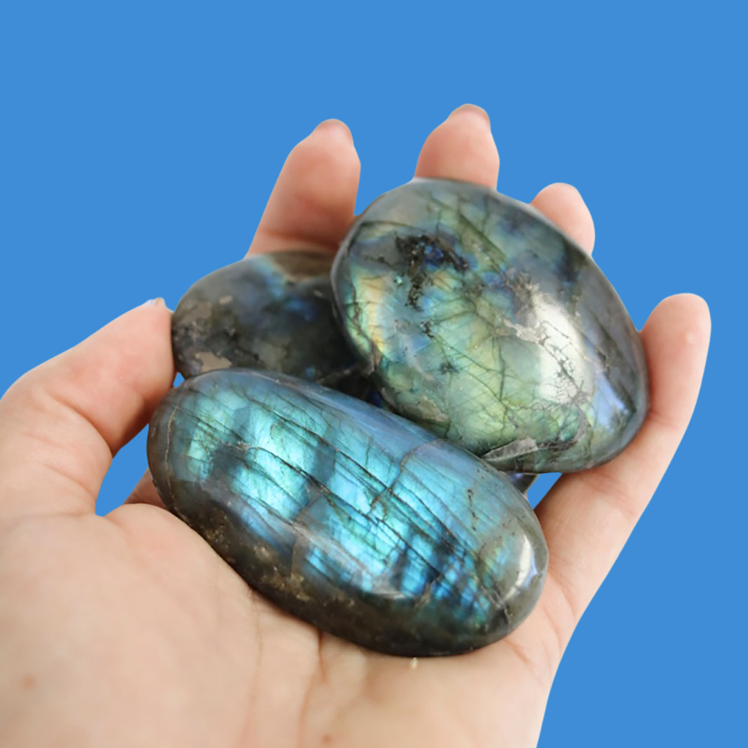Labradorite Palm Stones