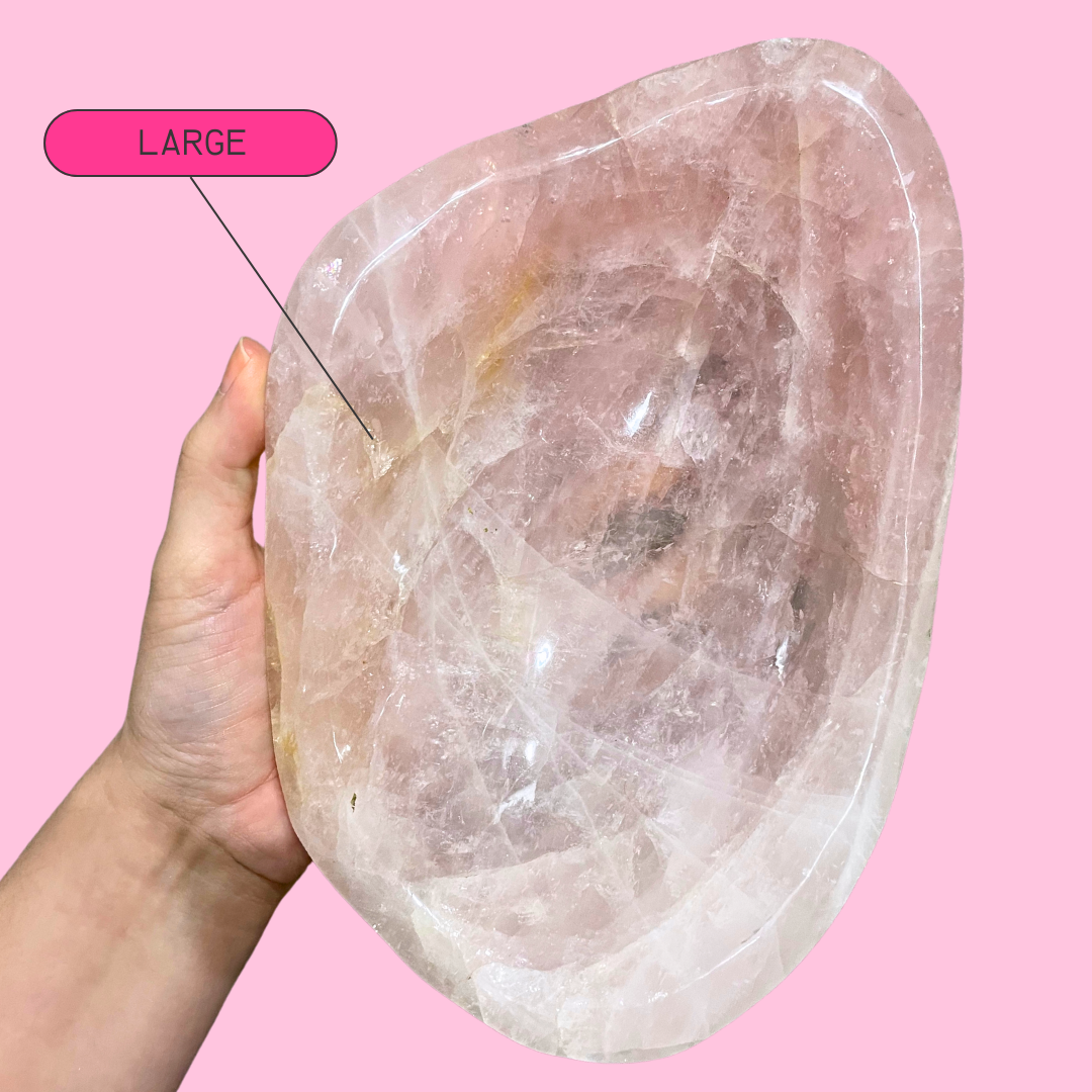 Rose Quartz Ritual Bowls