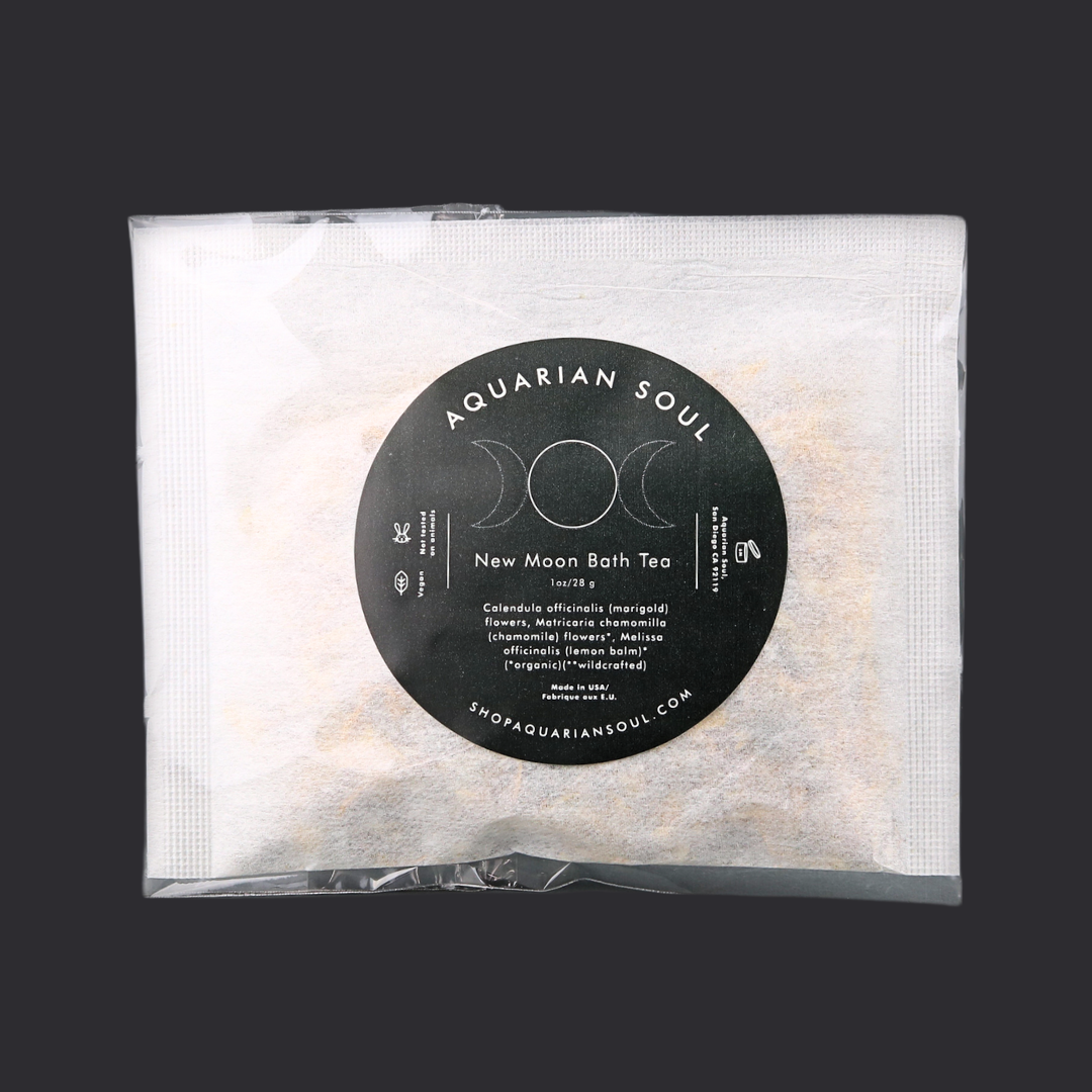 New Moon Bath Tea Bag