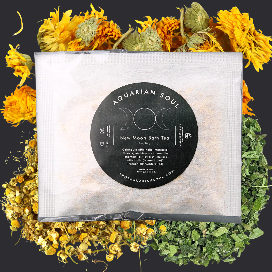 New Moon Bath Tea Bag