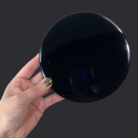 Obsidian Scrying Mirror