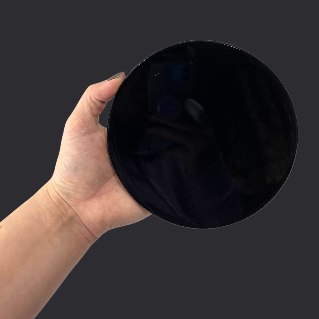 Obsidian Scrying Mirror