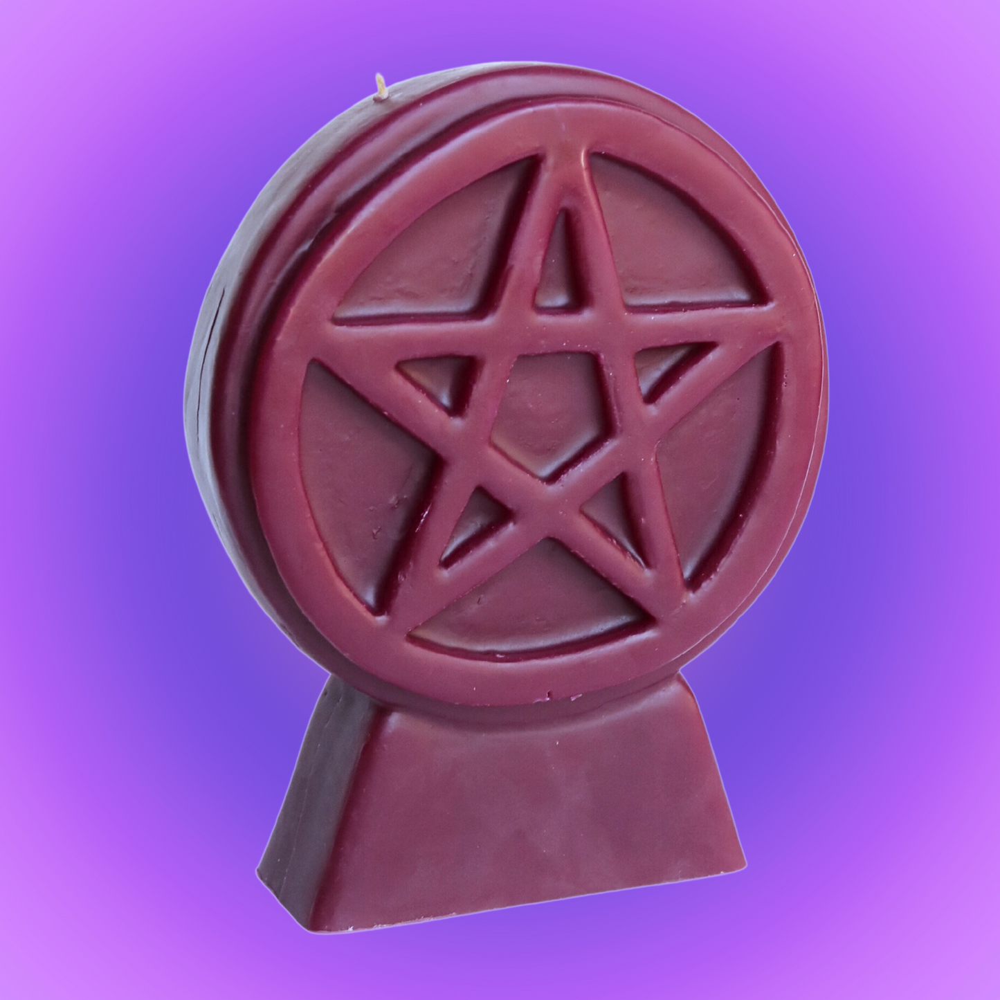 Pentagram Figure Candle XXL Double Wick