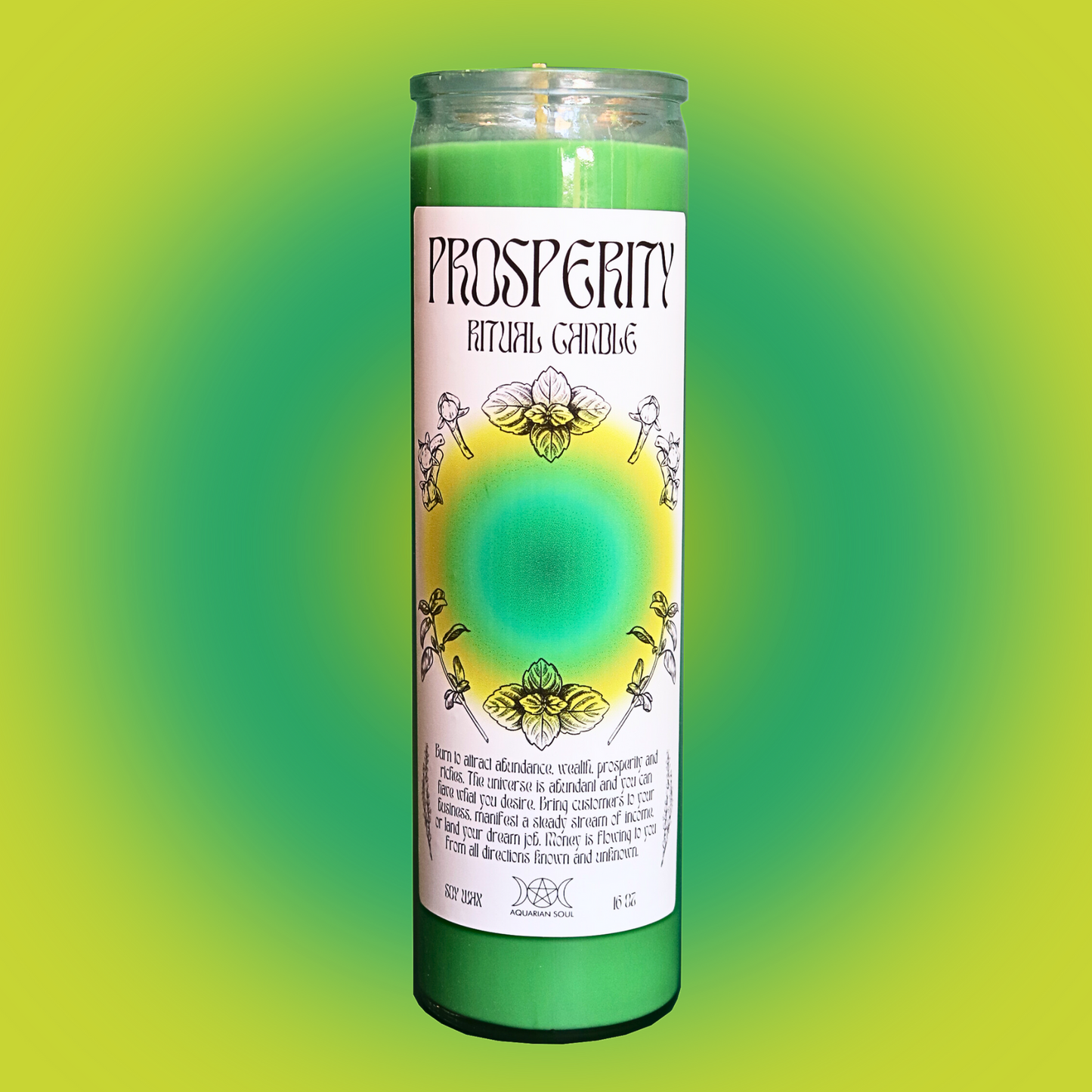 Prosperity 7 Day Ritual Candle