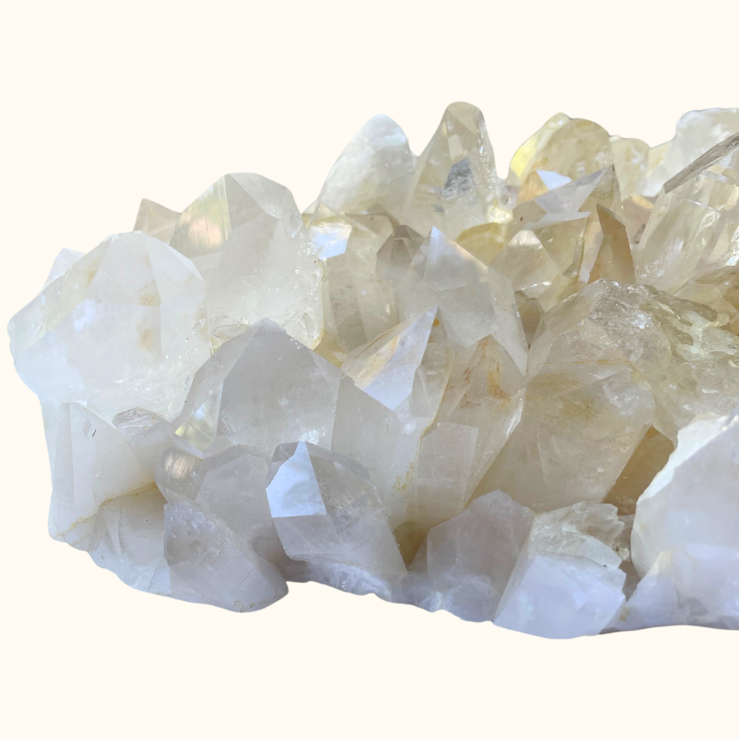 Quartz Cluster Large Orange