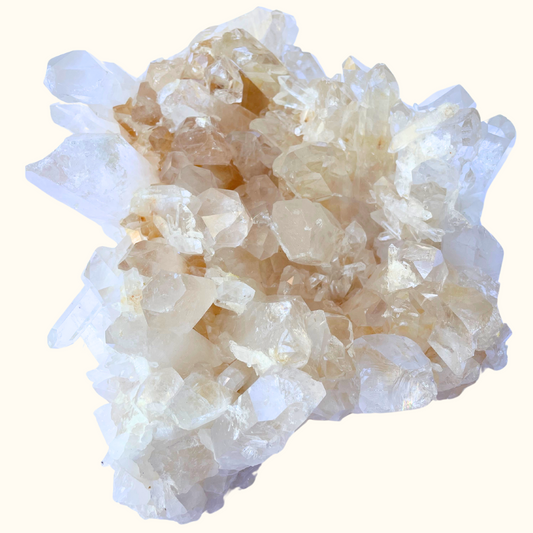 Quartz Cluster Orange Ultra Clear