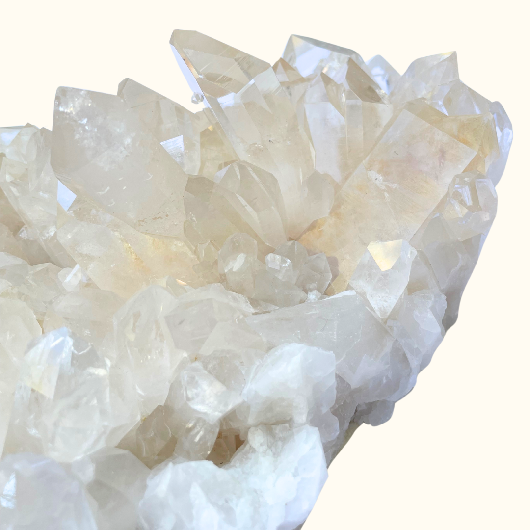 Quartz Cluster Orange Small