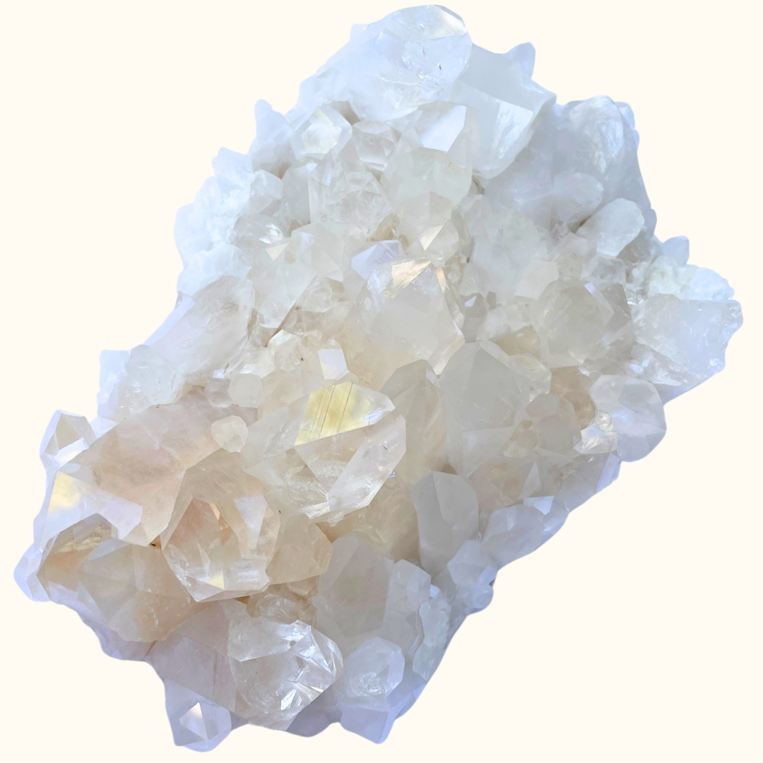 Quartz Cluster Orange Small