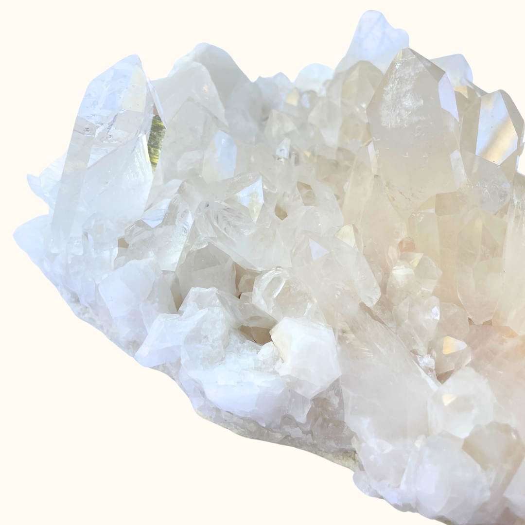 Quartz Cluster Orange Small