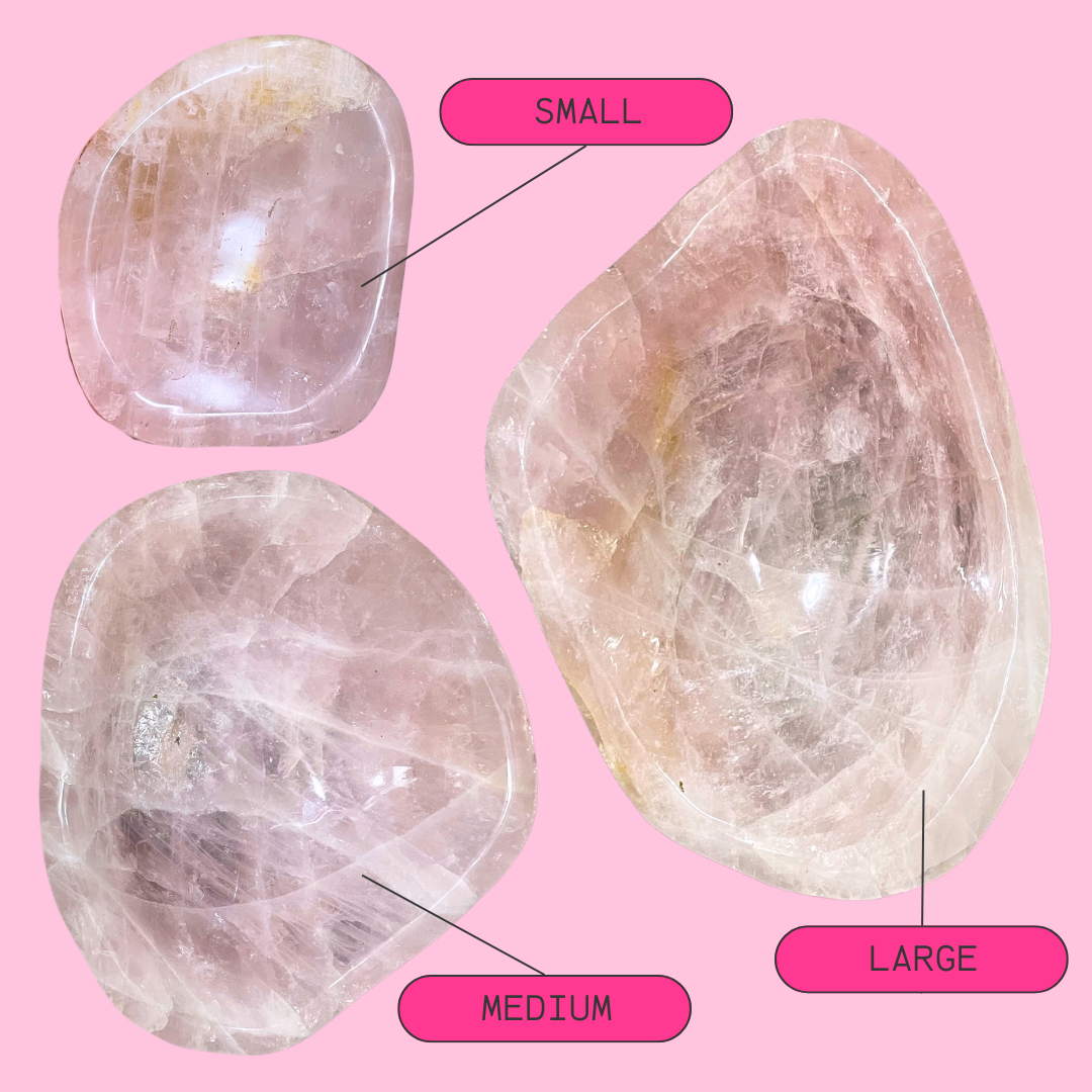 Rose Quartz Ritual Bowls