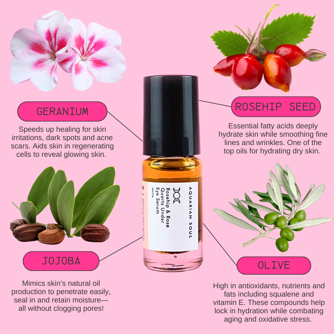 Rosehip and Rose Quartz Under Eye Serum