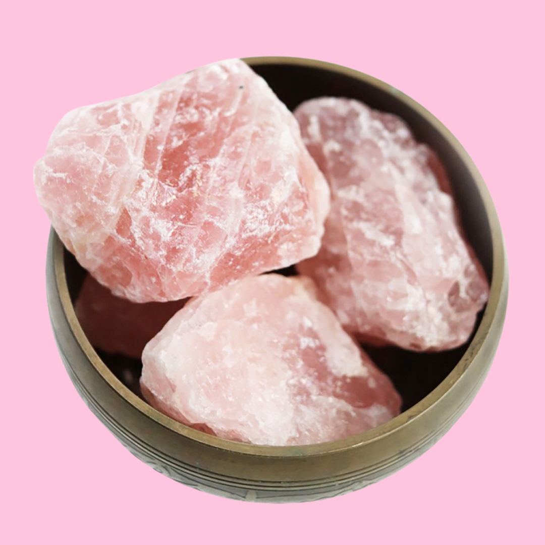 Rose Quartz Raw Chunks