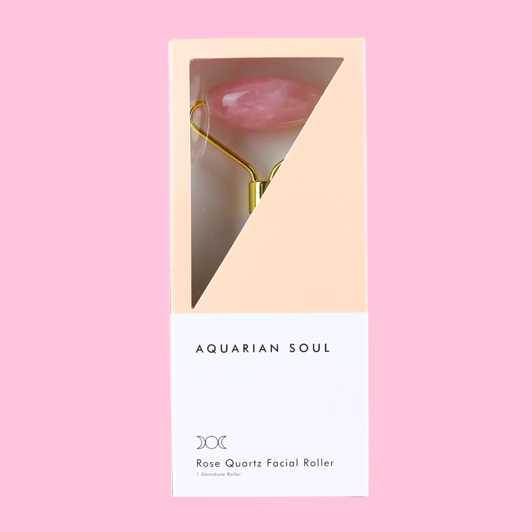 Rose Quartz Gemstone Facial Roller