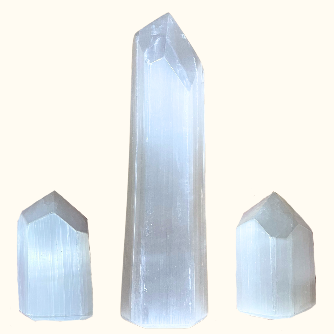 Selenite Obelisk
