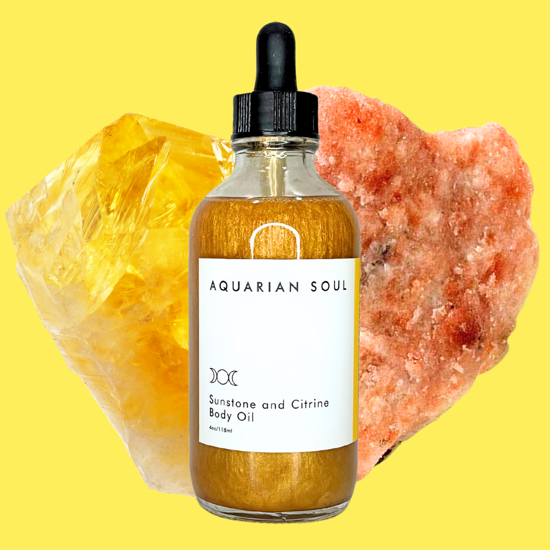 Sunstone and Citrine Body Oil
