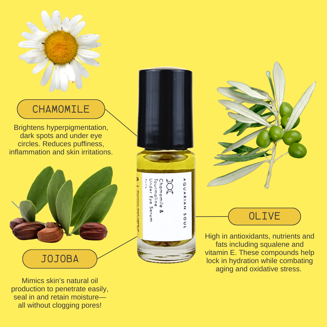 Chamomile and Tourmaline Under Eye Serum