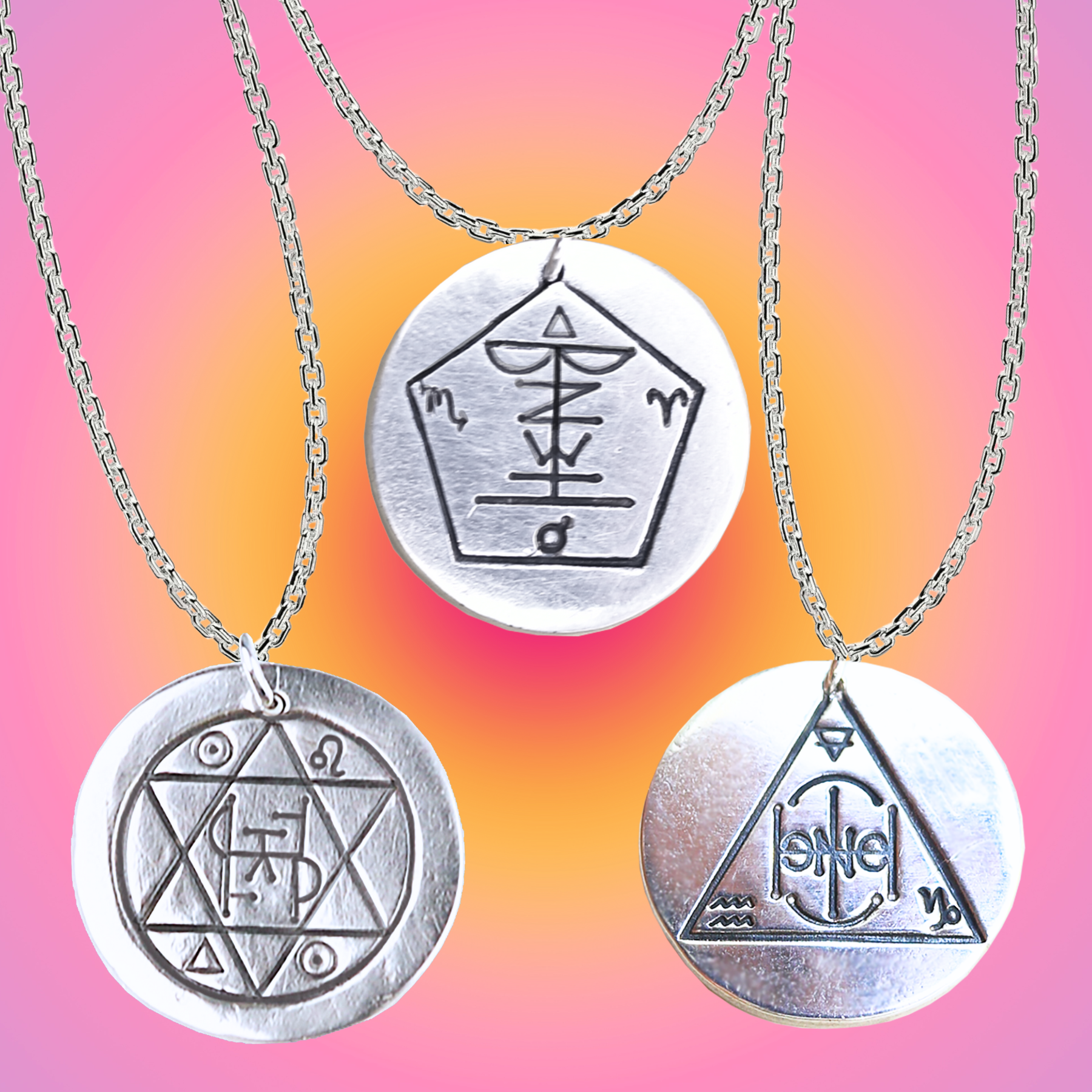 Silver Talisman Ritual Sterling Silver Talismans – Aquarian Soul