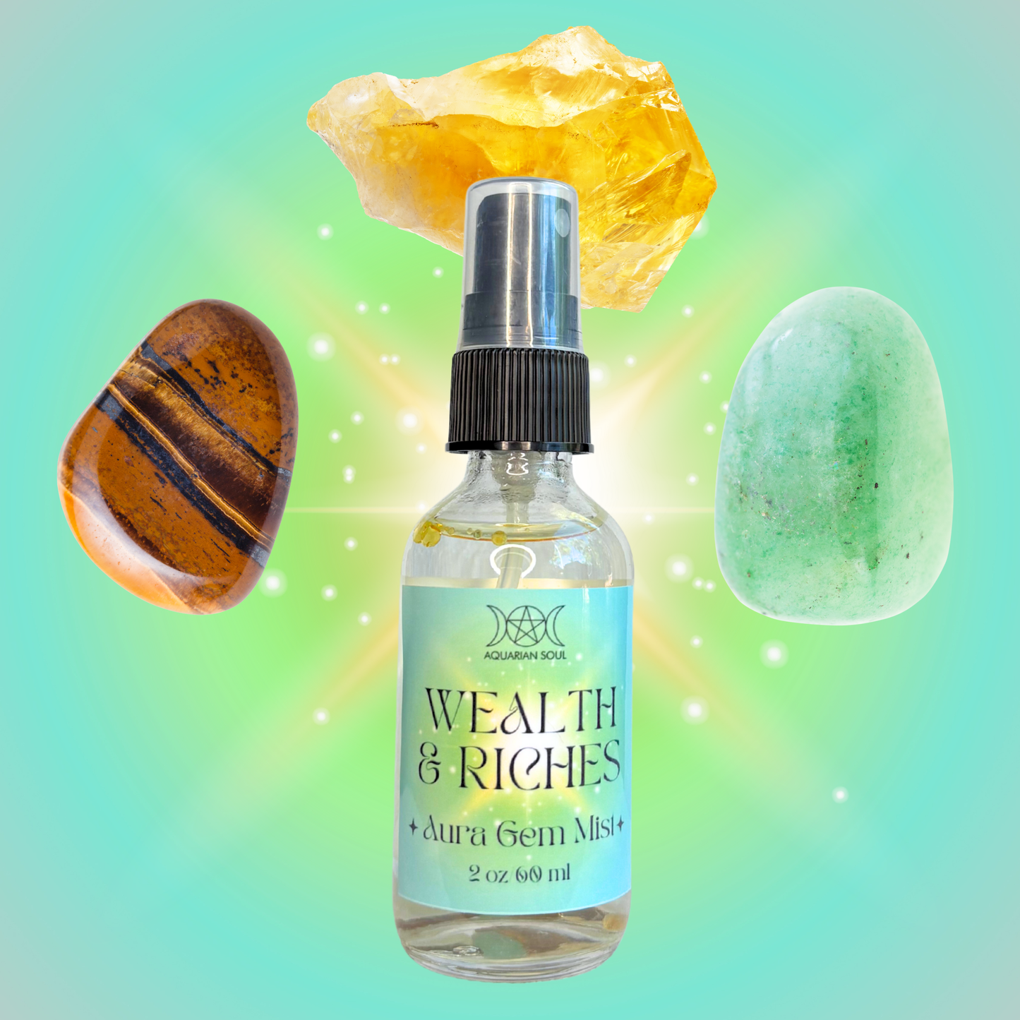 Wealth & Riches Aura Gem Mist