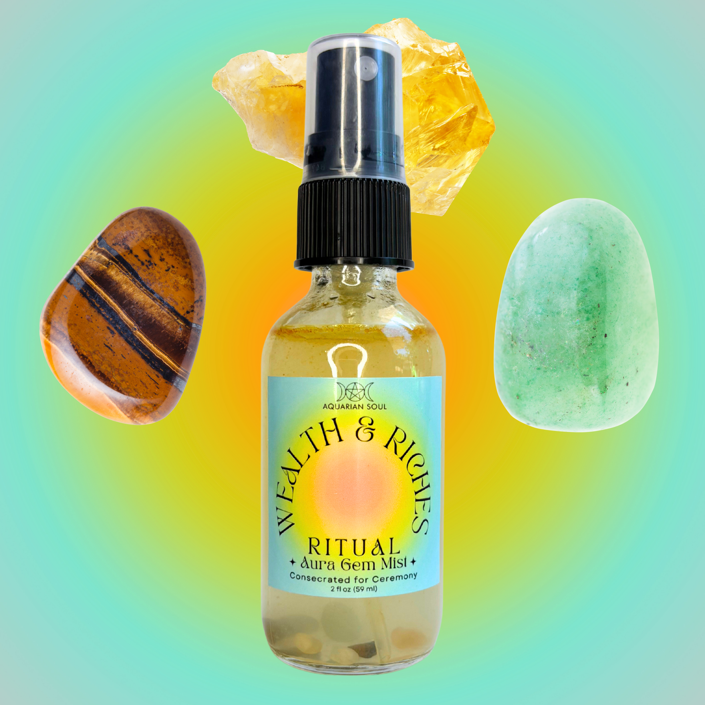 Wealth & Riches Aura Gem Mist