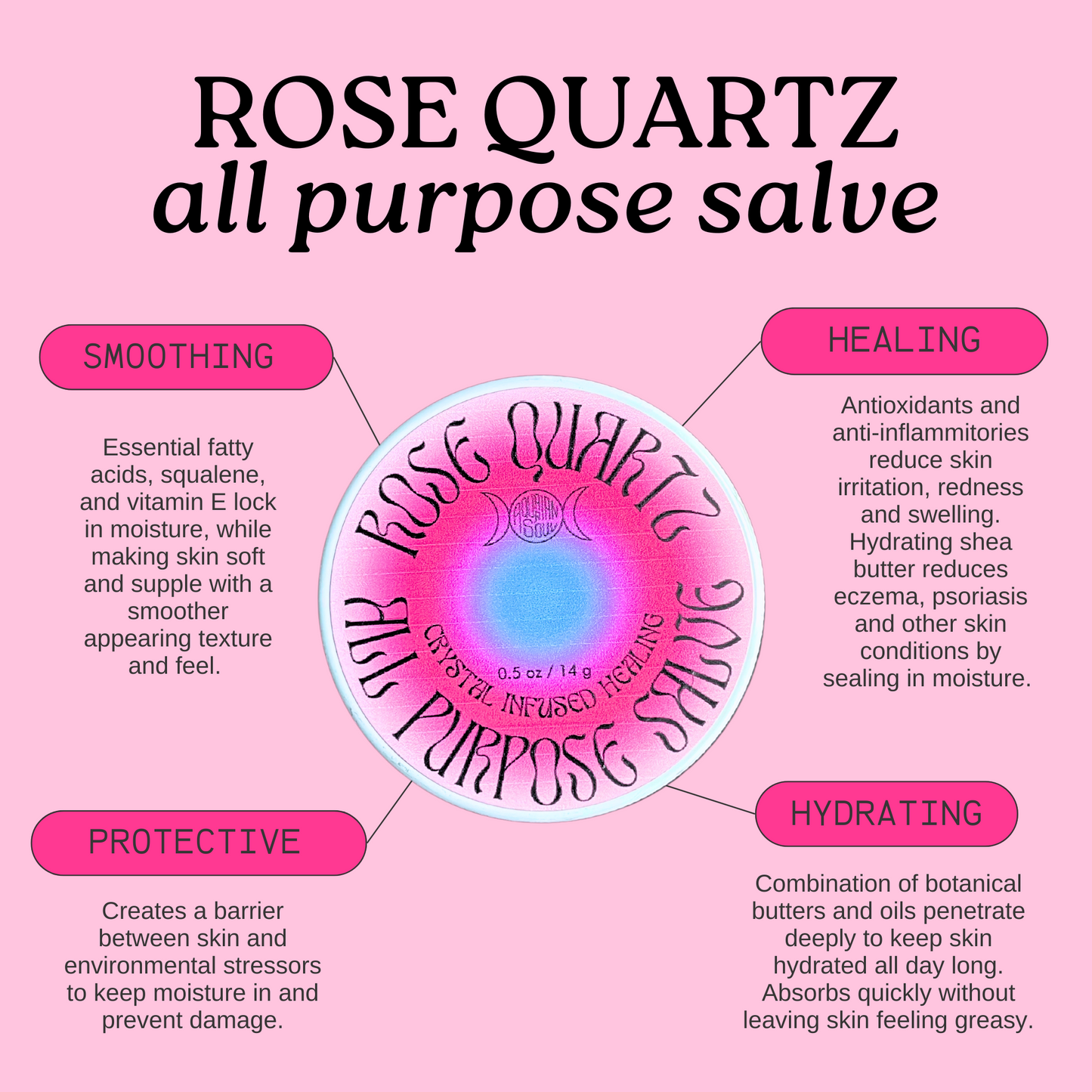 Rose Quartz All Purpose Salve