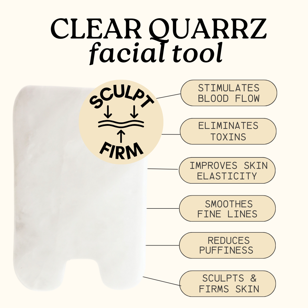 Clear Quartz Facial Tool