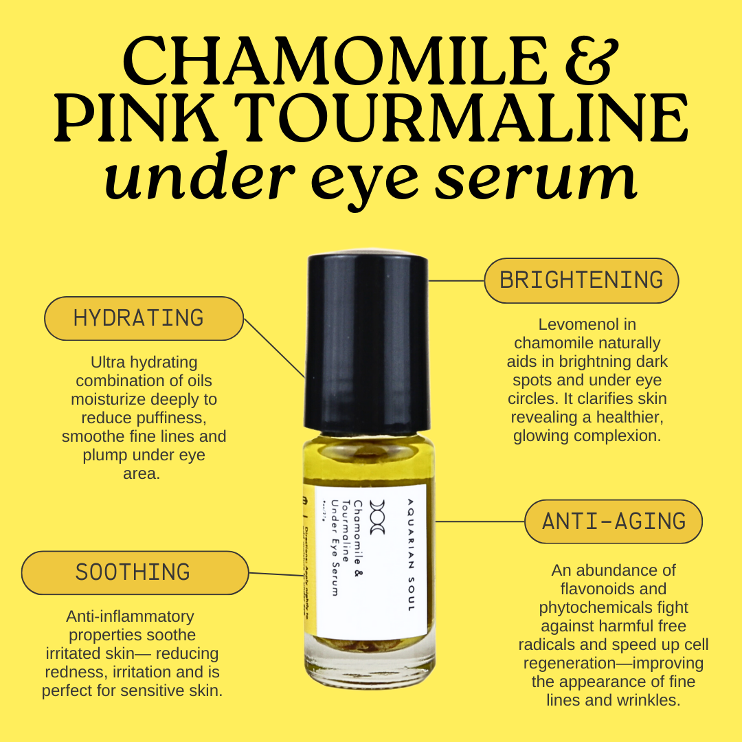 Chamomile and Tourmaline Under Eye Serum