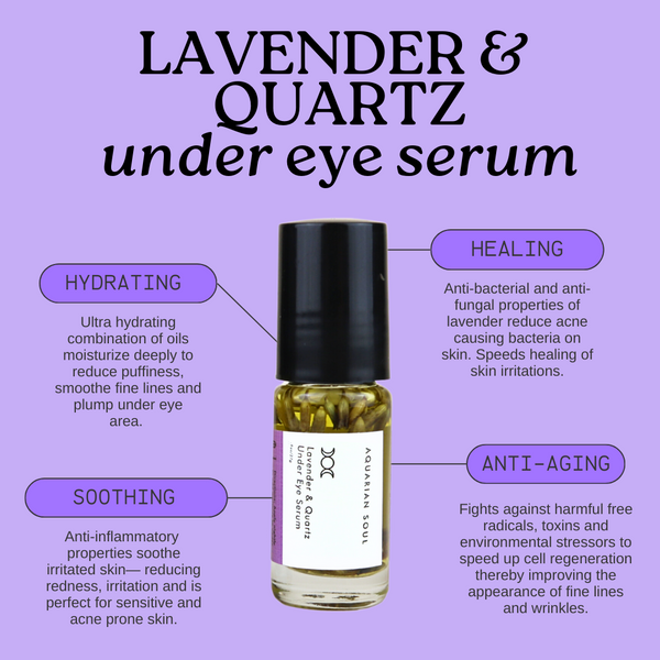 Lavender and Quartz Under Eye Serum