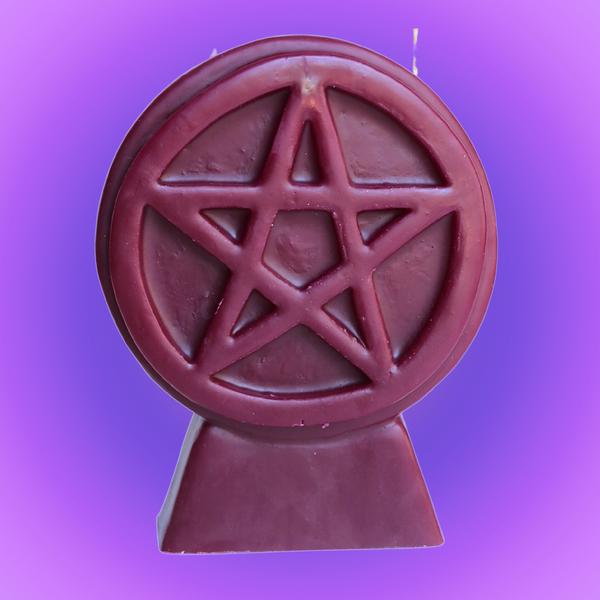 Pentagram Figure Candle XXL Double Wick