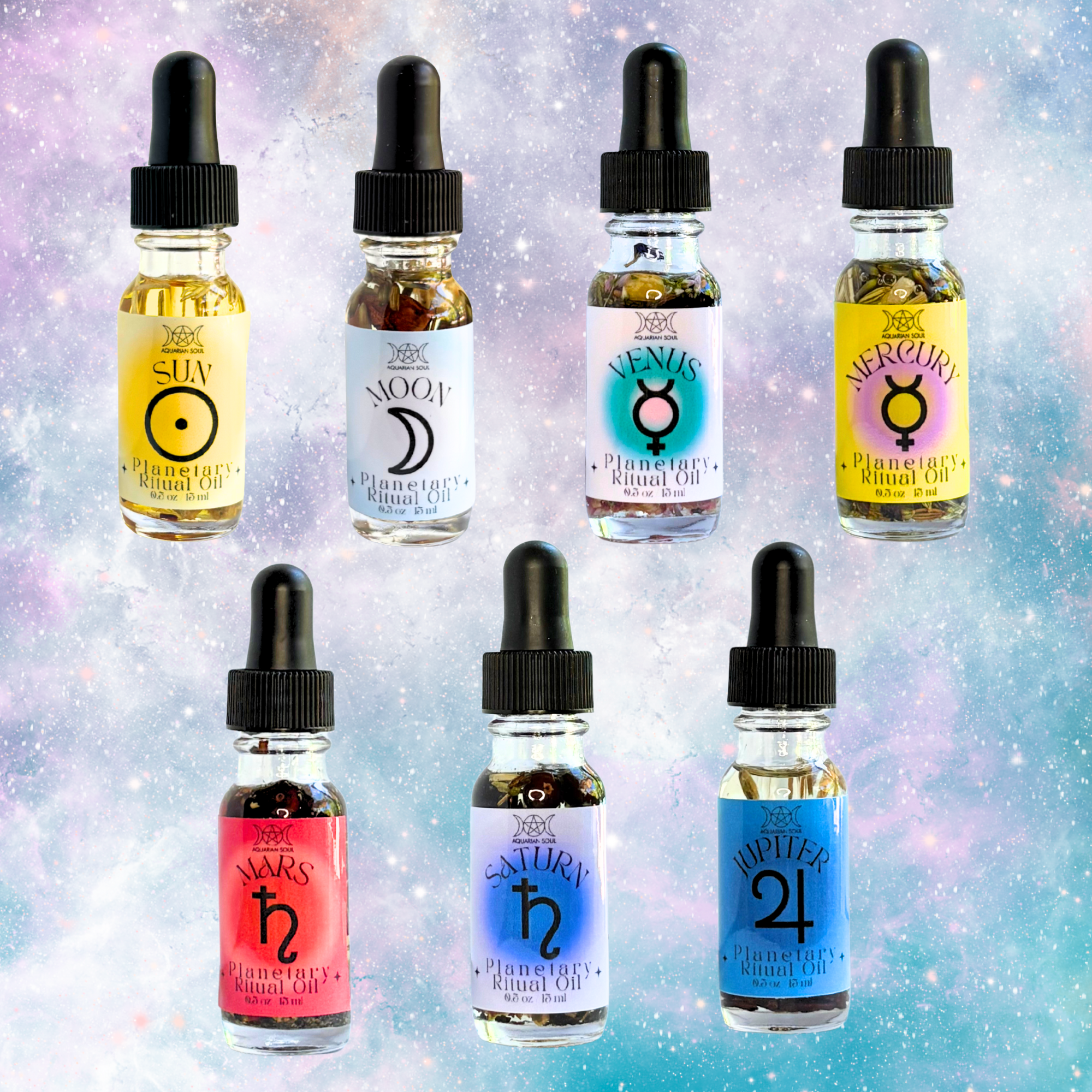 Planetary Ritual Oils Planetary Ritual Oil Complete Collection – Aquarian Soul