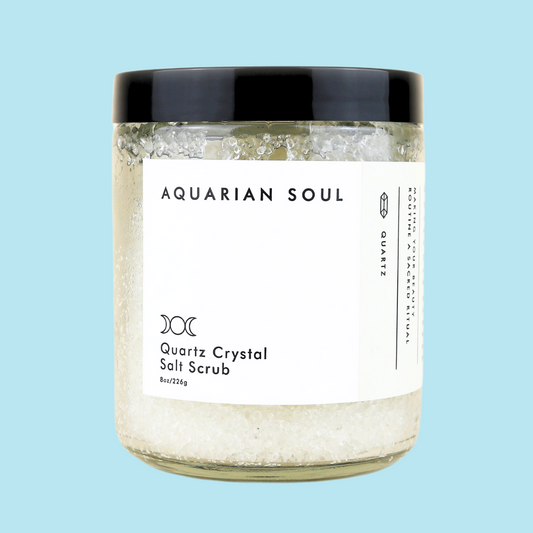 Quartz Crystal Salt Scrub