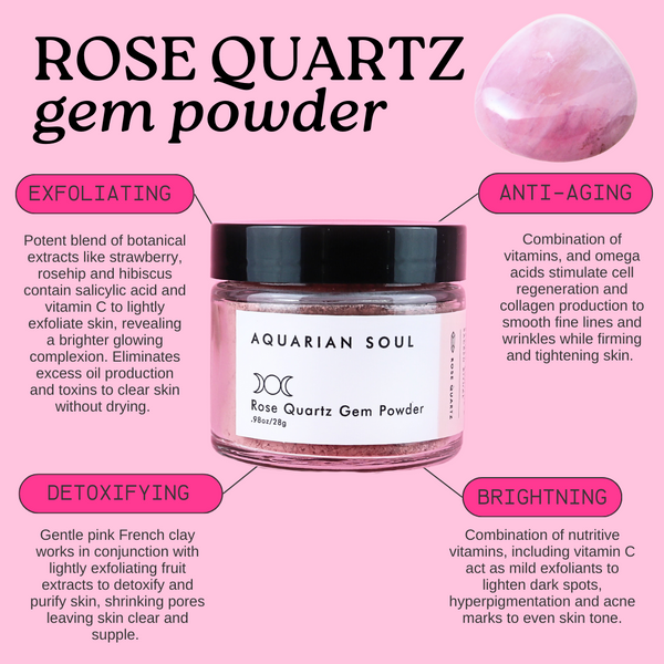 Rose Quartz Gem Powder