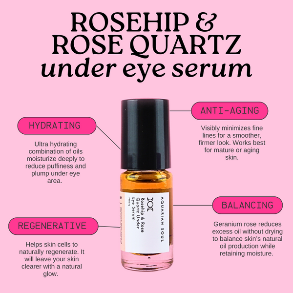 Rosehip and Rose Quartz Under Eye Serum