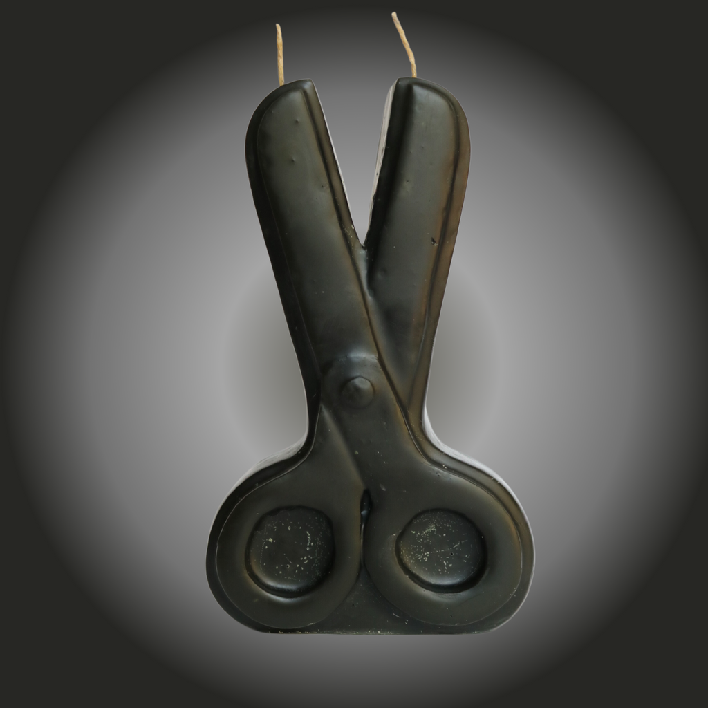 Scissors Figure Candle Double Wick